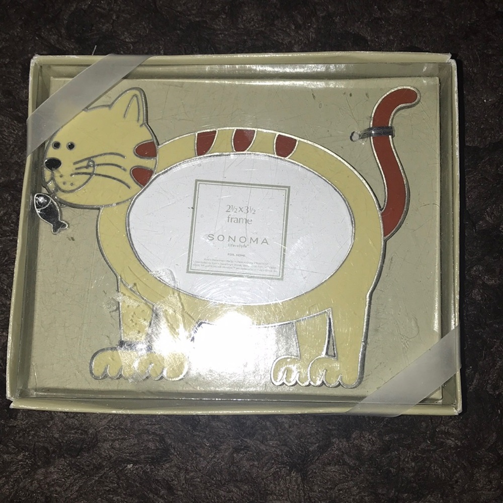 Nwt Sonoma Cat 🐈 picture frame
